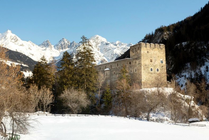 Ruins of Bernegg Castle, Hinwil, Switzerland
